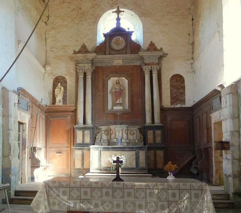 autel (maître-autel), retable
