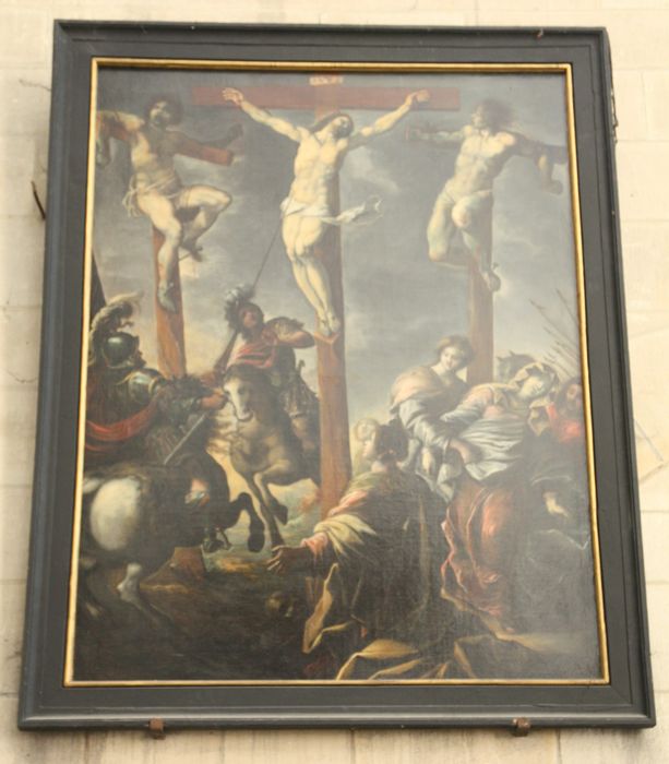 tableau : Christ entre les deux larrons (Le)