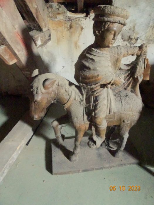 groupe sculpté : Charité de saint Martin