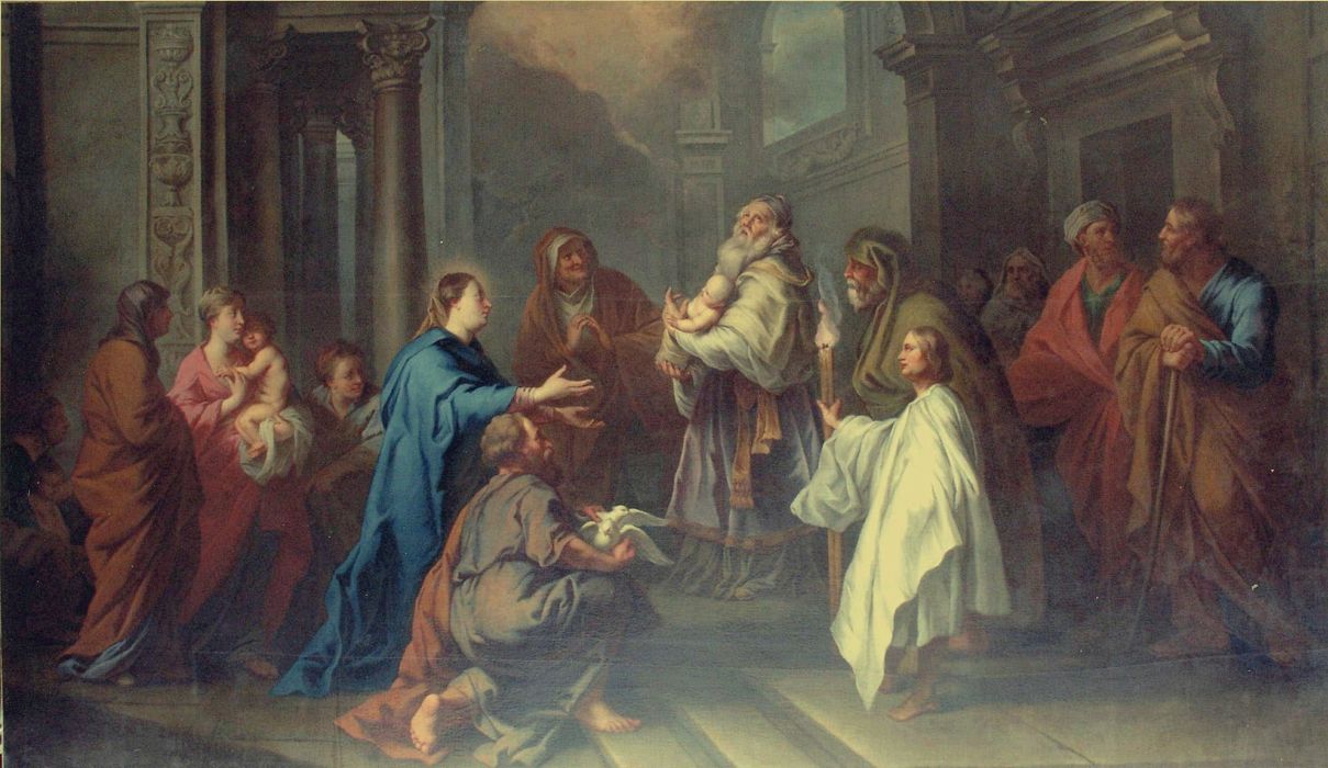 tableau : Présentation de Jésus au Temple