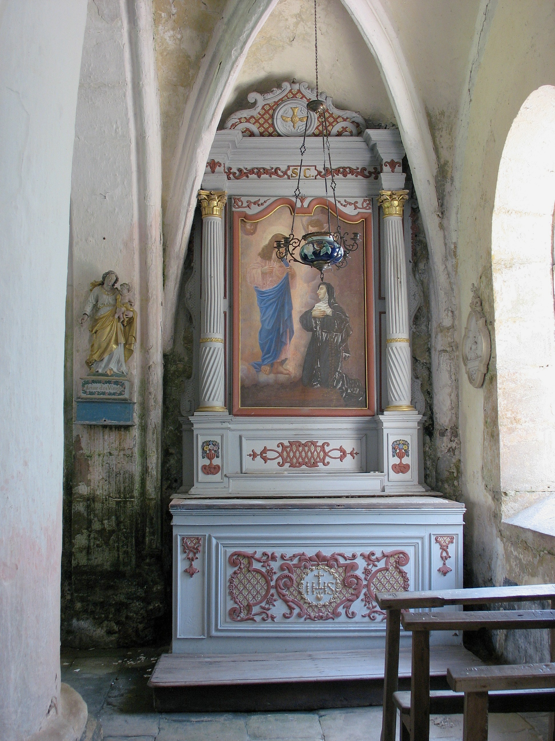 autel secondaire  du Sacré-Cœur - © Ministère de la culture ; © Conseil régional de Champagne-Ardenne ; © Conseil général de la Haute-Marne