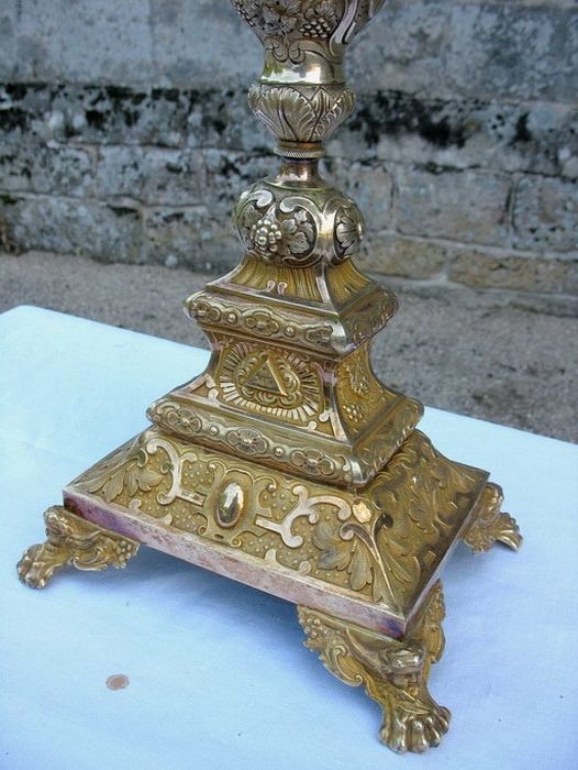 ostensoir, détail