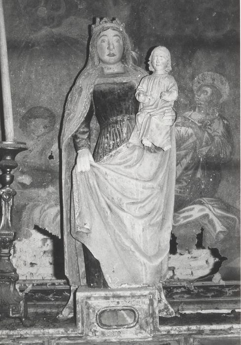 statue : Vierge à l'Enfant dite Notre Dame des Gouttes