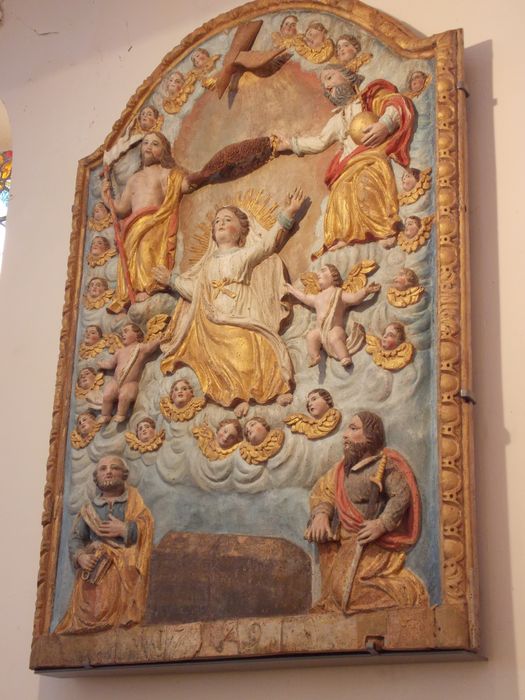 demi-relief : Assomption de la Vierge