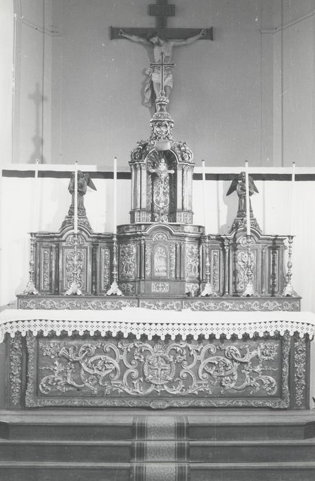 autel, tabernacle, exposition (maître-autel)