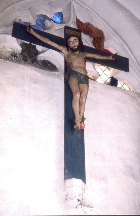 statue : Christ en Croix - © Ministère de la Culture (France), Conservation des antiquités et des objets d’art de Meurthe-et-Moselle - Tous droits réservés