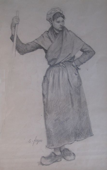 tableau : Portrait d'un pêcheur Cancalais