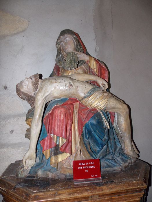 groupe sculpté : Vierge de Pitié