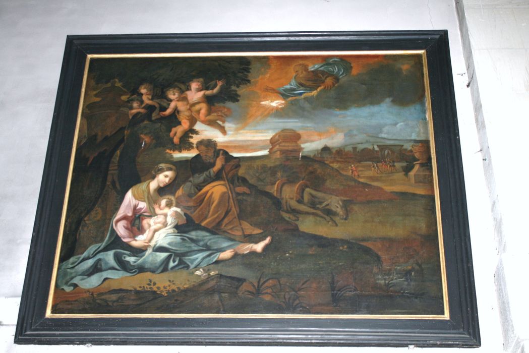 tableau : Repos de la Sainte Famille (le)