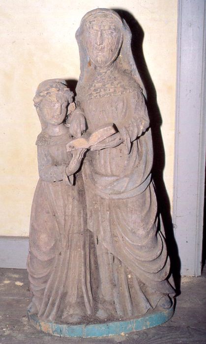 groupe sculpté : Education de la Vierge (l')