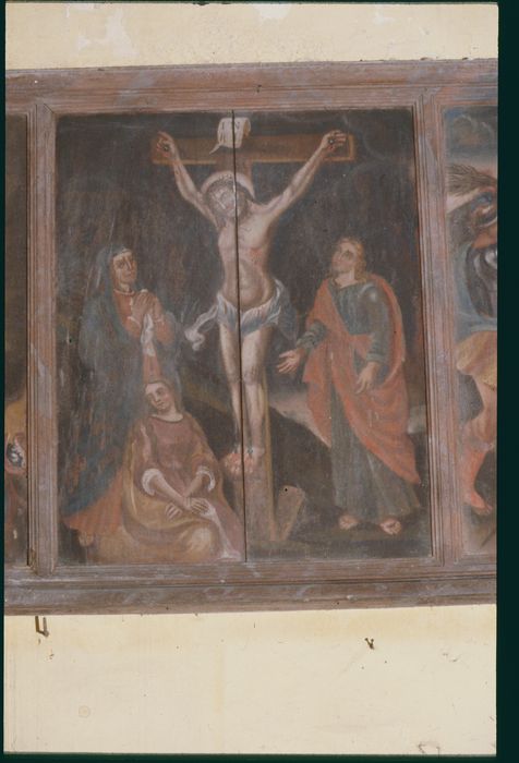 triptyque, détail : Crucifixion (la)