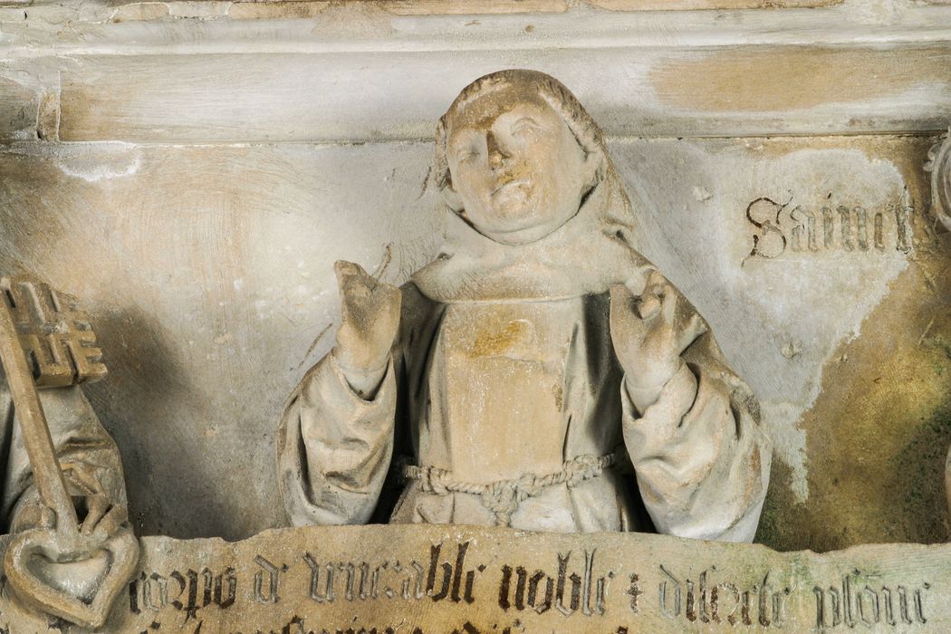 ex-voto, haut-relief, détail : Saint Etienne - © Ministère de la Culture (France), Conservation des antiquités et des objets d’art de la Meuse, tous droits réservés