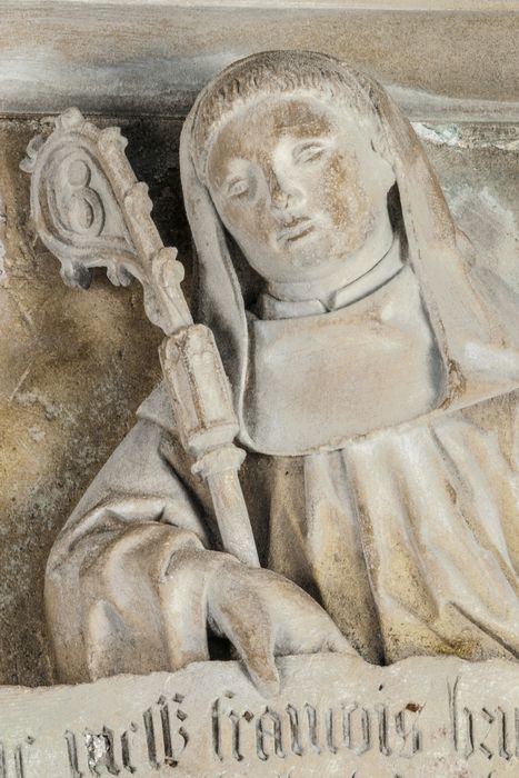 ex-voto, haut-relief, détail : Saint Marc