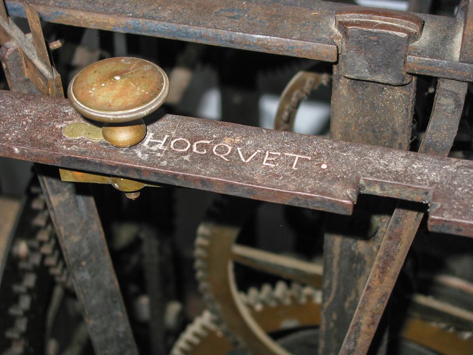 mécanisme d'horloge (provenant de l'église Saint-Etienne de Bar-le-Duc), détail