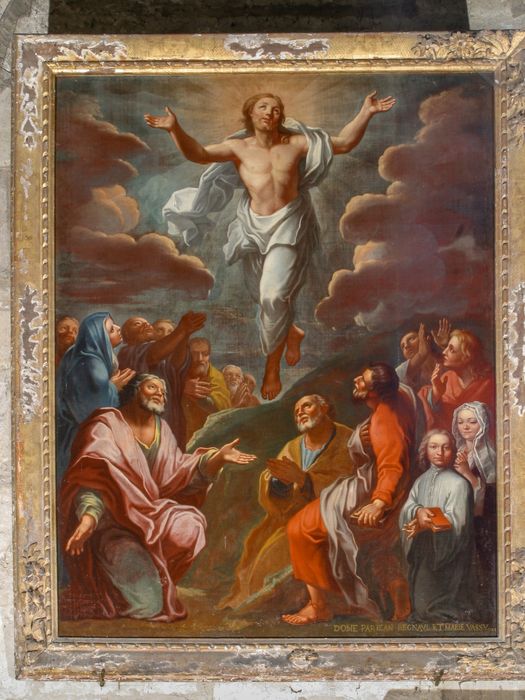 tableau, cadre : Ascension (l') - © Ministère de la Culture (France), Conservation des antiquités et des objets d’art de la Meuse – Tous droits réservés