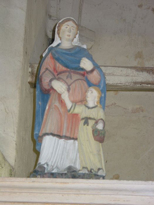 Groupe sculpté : Vierge à l'Enfant