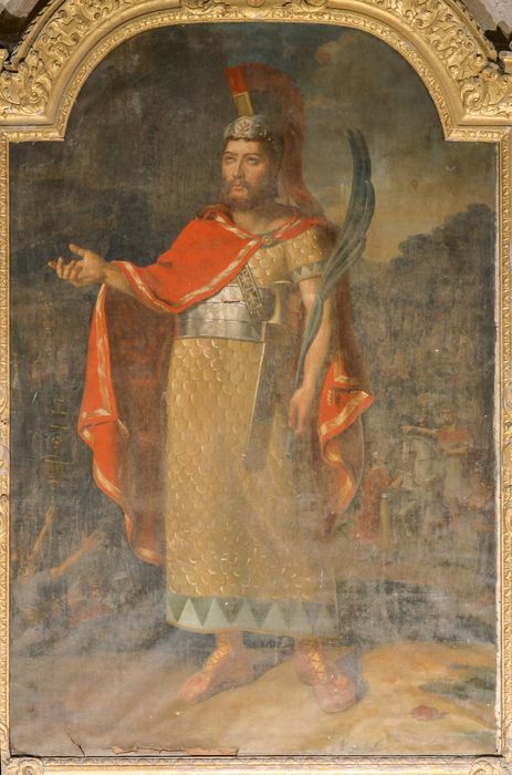 tableau : Saint Maurice martyr, vue partielle