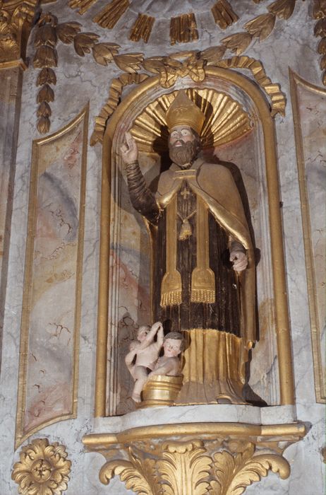 autel latéral nord, statue : Saint Nicolas