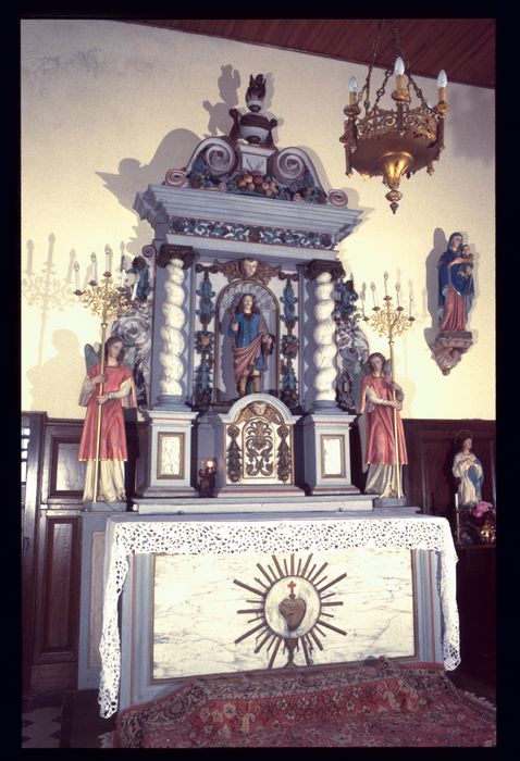 maître-autel, retable et statue : Saint Gorgon - © Ministère de la Culture (France), Conservation des antiquités et des objets d’art de la Meuse, tous droits réservés