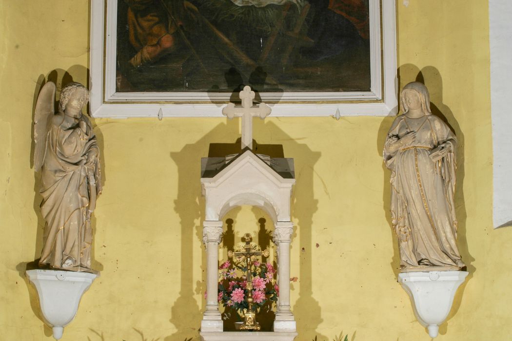 statues : Vierge, ange de l'Annonciation