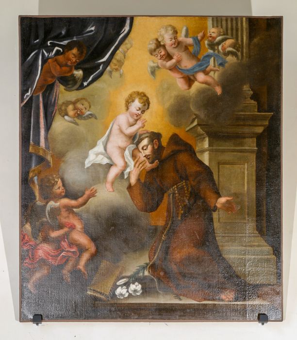 tableau : Apparition de l'Enfant Jésus à saint Antoine de Padoue