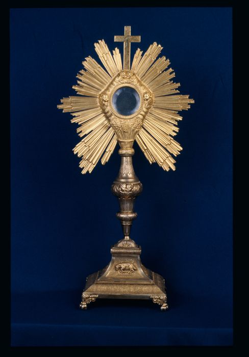 ostensoir - © Ministère de la Culture (France), Conservation des antiquités et des objets d’art de la Meuse, tous droits réservés