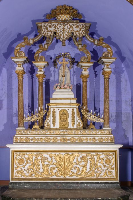 autel, tabernacle et baldaquin du maître-autel