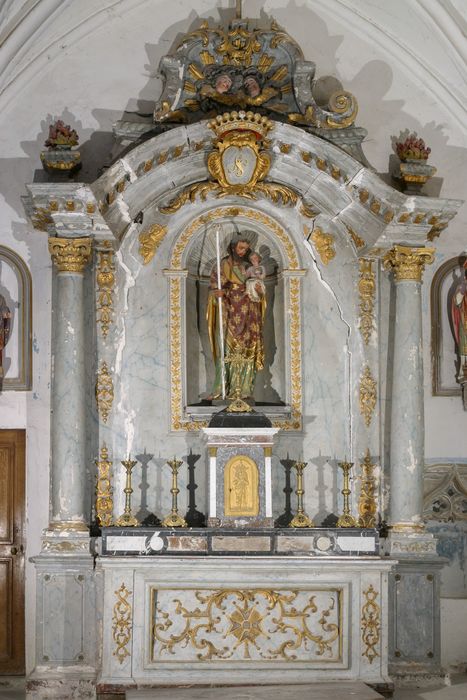 Autels et retables de la Vierge et de Saint-Nicolas