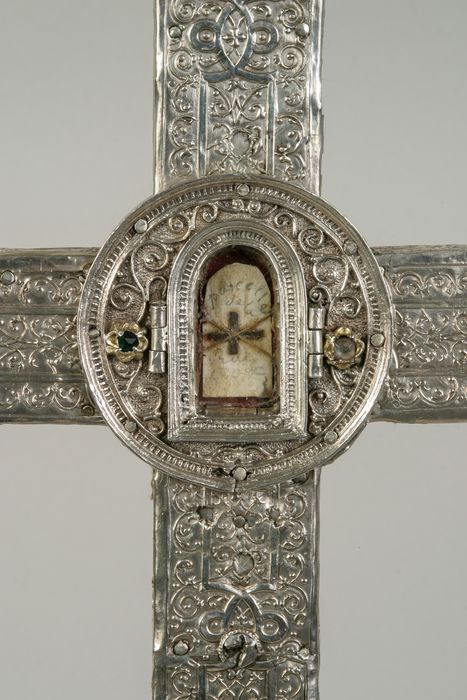 croix de procession, détail