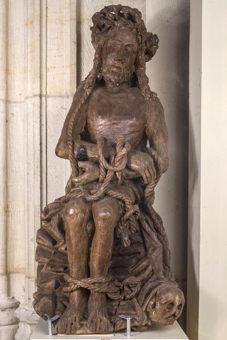 2 statues : Christ aux liens dit Ecce Homo, Vierge à l'Enfant