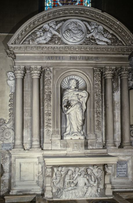 retable, statue : Saint Joseph - © Ministère de la Culture (France), Conservation des antiquités et des objets d’art de la Meuse - Tous droits réservés
