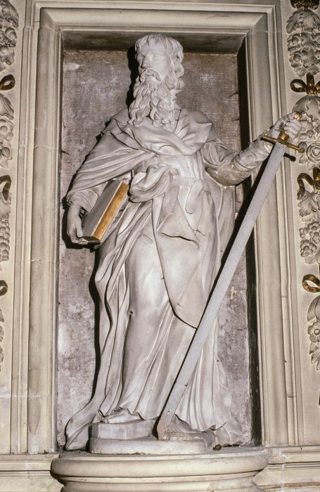 statue : saint Paul - © Ministère de la Culture (France), Conservation des antiquités et des objets d’art de la Meuse – Tous droits réservés