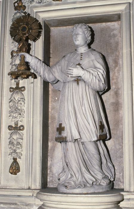 statue : saint Norbert - © Ministère de la Culture (France), Conservation des antiquités et des objets d’art de la Meuse – Tous droits réservés