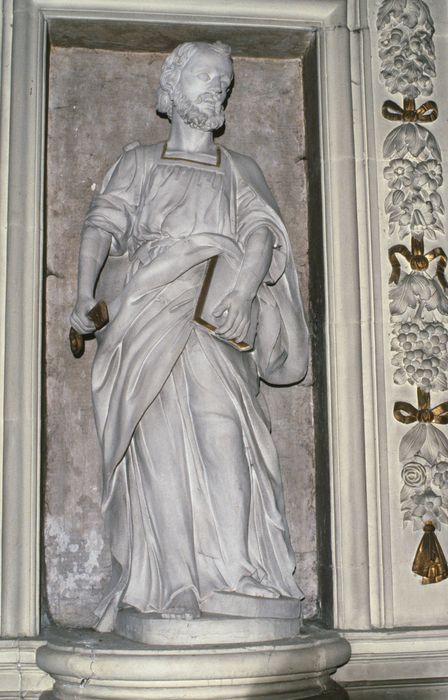 statue : saint Pierre - © Ministère de la Culture (France), Conservation des antiquités et des objets d’art de la Meuse – Tous droits réservés