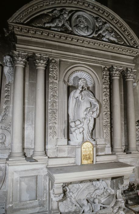 Retable, statue : Saint Nicolas