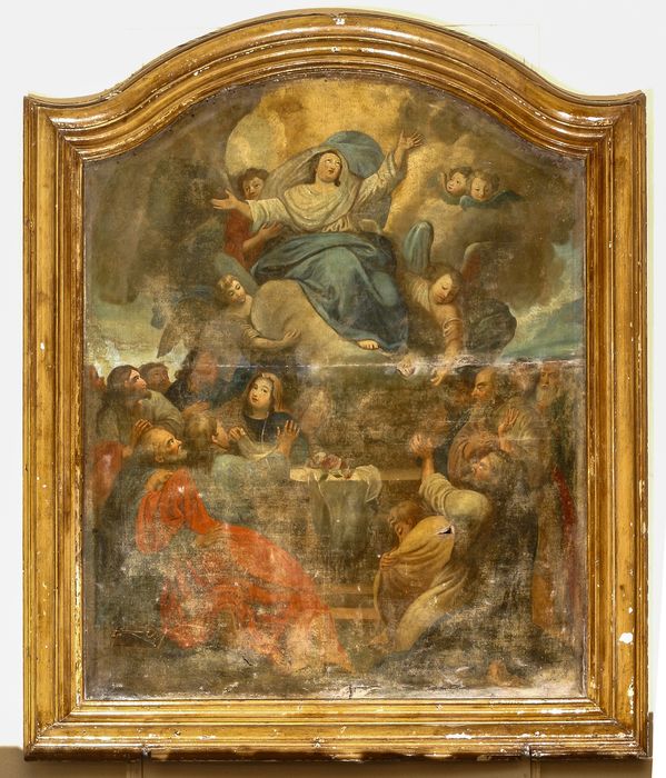 tableau et son cadre : Assomption de la Vierge