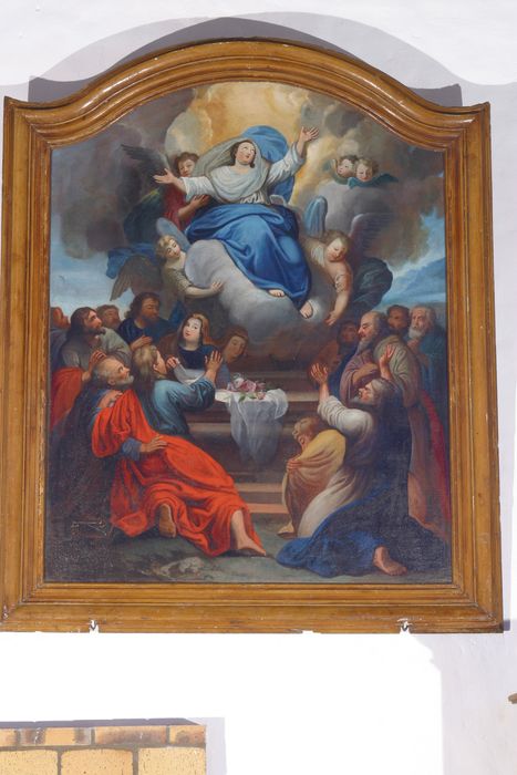 tableau et son cadre : Assomption de la Vierge