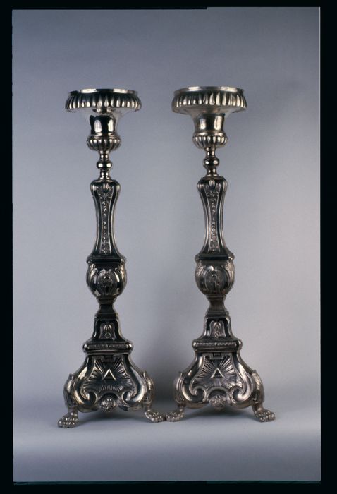 chandeliers d'autel - © Ministère de la Culture (France), Conservation des antiquités et des objets d’art de la Meuse - Tous droits réservés