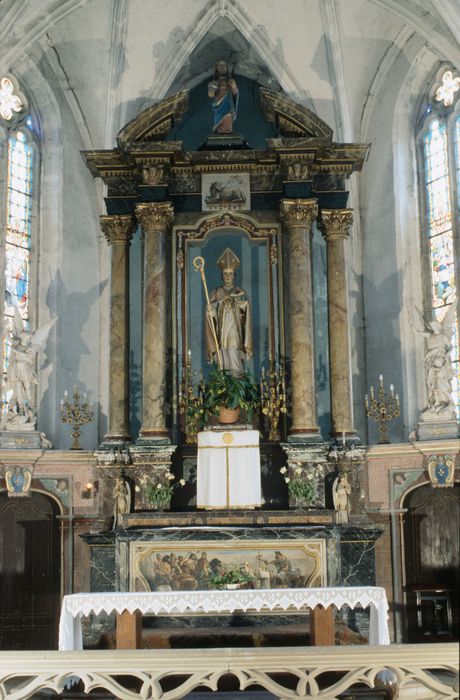 autel, retable, tabernacle (maître-autel)