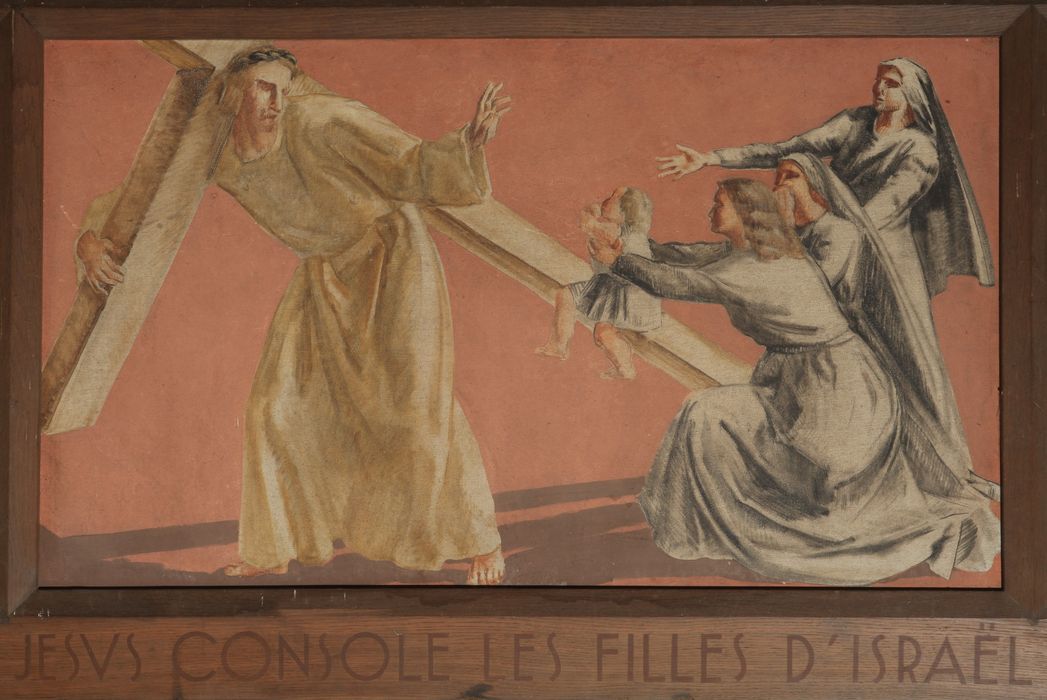 chemin de croix, étape n°8 : Jésus console les fille d'Israël