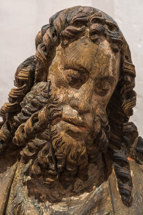 statue : Saint Jean-Baptiste, détail