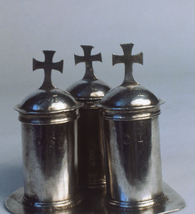 ampoules aux saintes huiles - © Ministère de la Culture (France), Conservation des antiquités et des objets d’art de la Meuse - Tous droits réservés