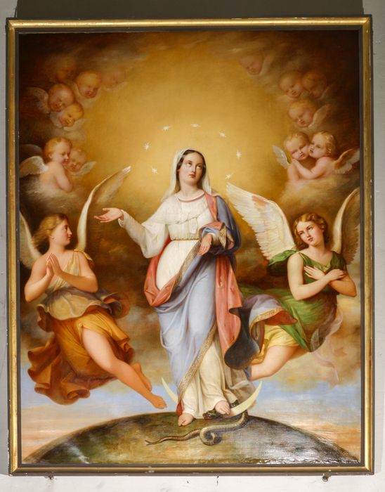 tableau : Immaculée Conception - © Ministère de la Culture (France), Conservation des antiquités et des objets d’art de la Meuse – Tous droits réservés