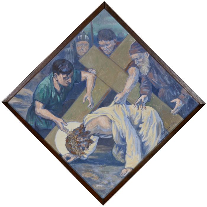 chemin de croix, étape n°9 : Jésus tombe pour la 3e fois