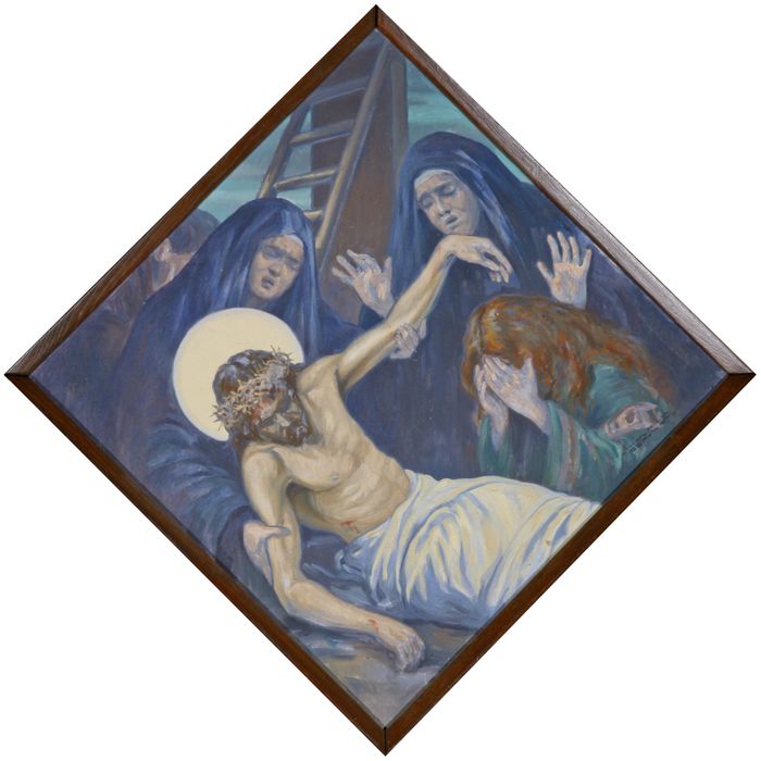 chemin de croix, étape n°13 : Jésus est descendu de la Croix et rendu à sa mère