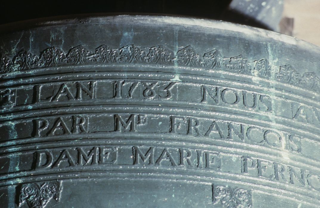 cloche dite Marie Françoise, détail