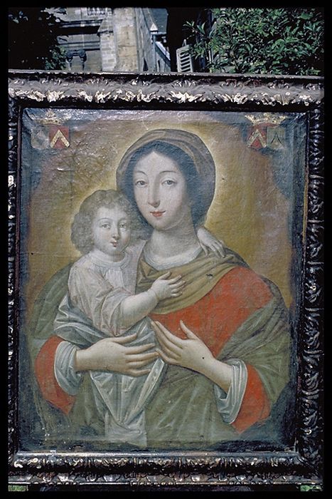 tableau, cadre : Vierge à l'Enfant - © Ministère de la Culture (France), Conservation des antiquités et des objets d’art de la Meuse - Tous droits réservés