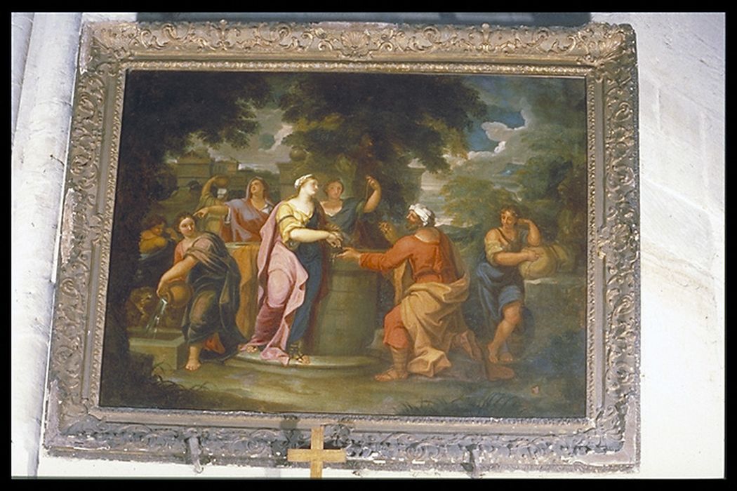 tableau : Eliézer et Rebecca - © Ministère de la Culture (France), Conservation des antiquités et des objets d’art de la Meuse – Tous droits réservés