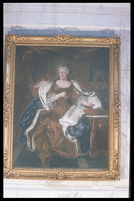 tableau, cadre : Portrait de Elisabeth Charlotte d'Orléans, duchesse douairière de Lorraine