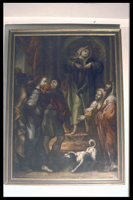 tableau : le Christ devant Caïphe